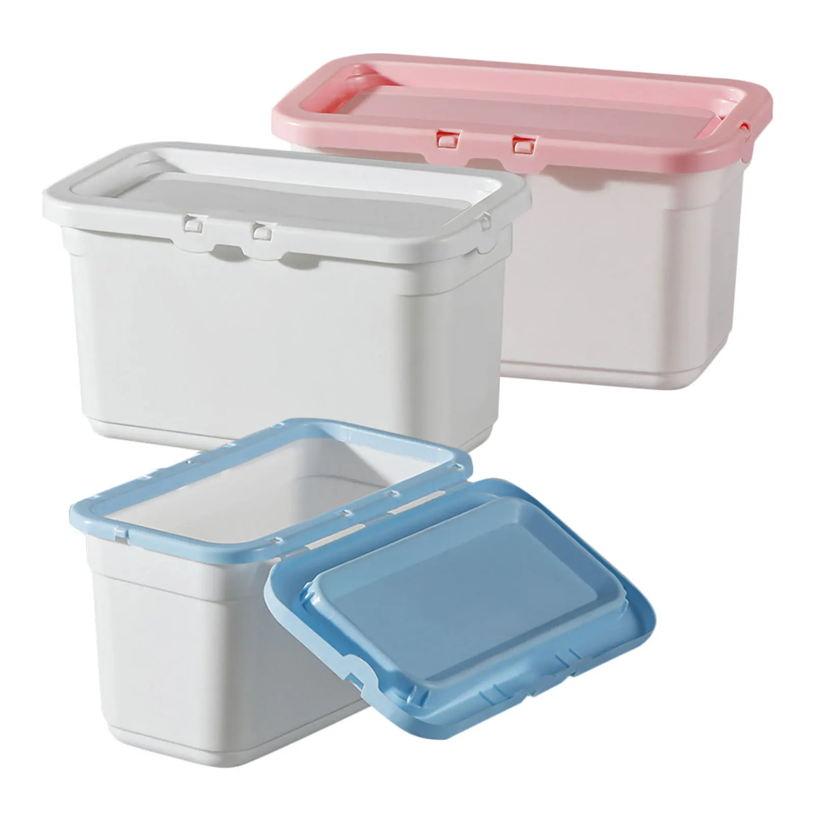 

Powder Detergent Holder Container for Dry Laundry Plastic Storage Containers with Lids Scent Beads Bucket