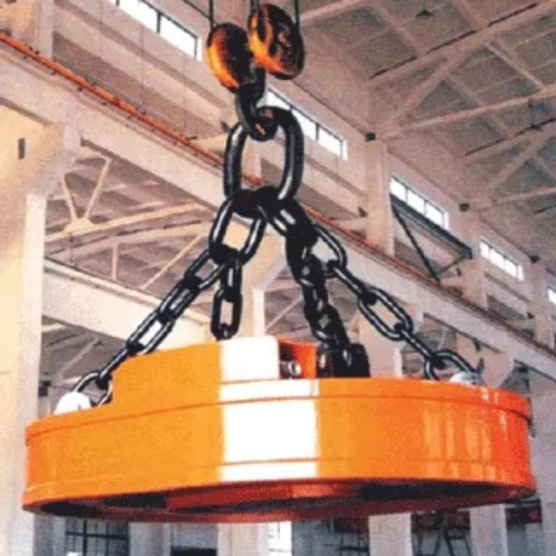 Remote Control Circular Magnetic Lifter Scrap Circular Magnetic Scrap Lifting Magnet for Iron for Construction Industries