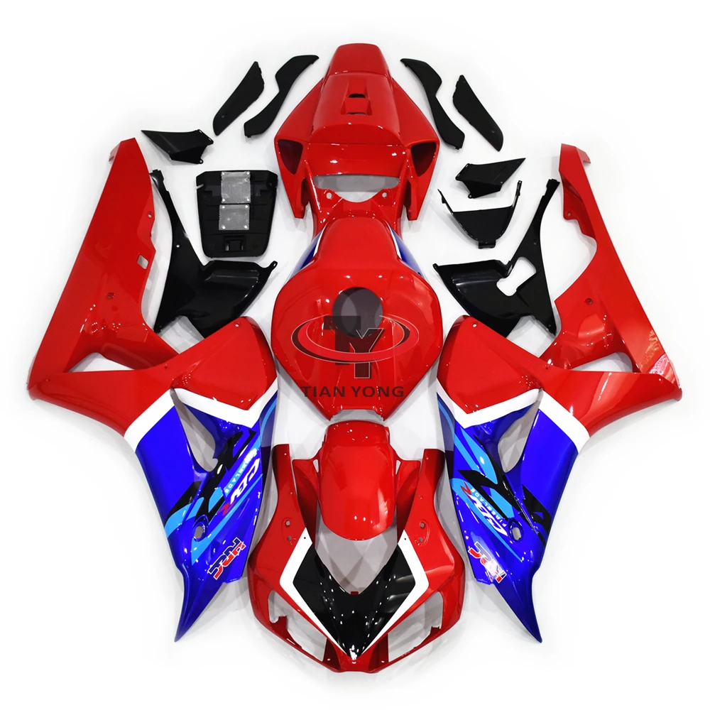 For CBR1000RR 2006 2007 CBR1000 RR Motorcycle Full Fairing Kit Cowling Injection Bodywork Red blue white bright colors