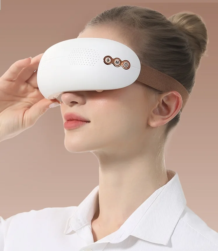 المكتبة الذكية الساخن بيع آلة تدليك العين الذكية ساخنة تهتز ضغط الهواء مدلك العين الساخنة والباردة مع 5 وضع ل