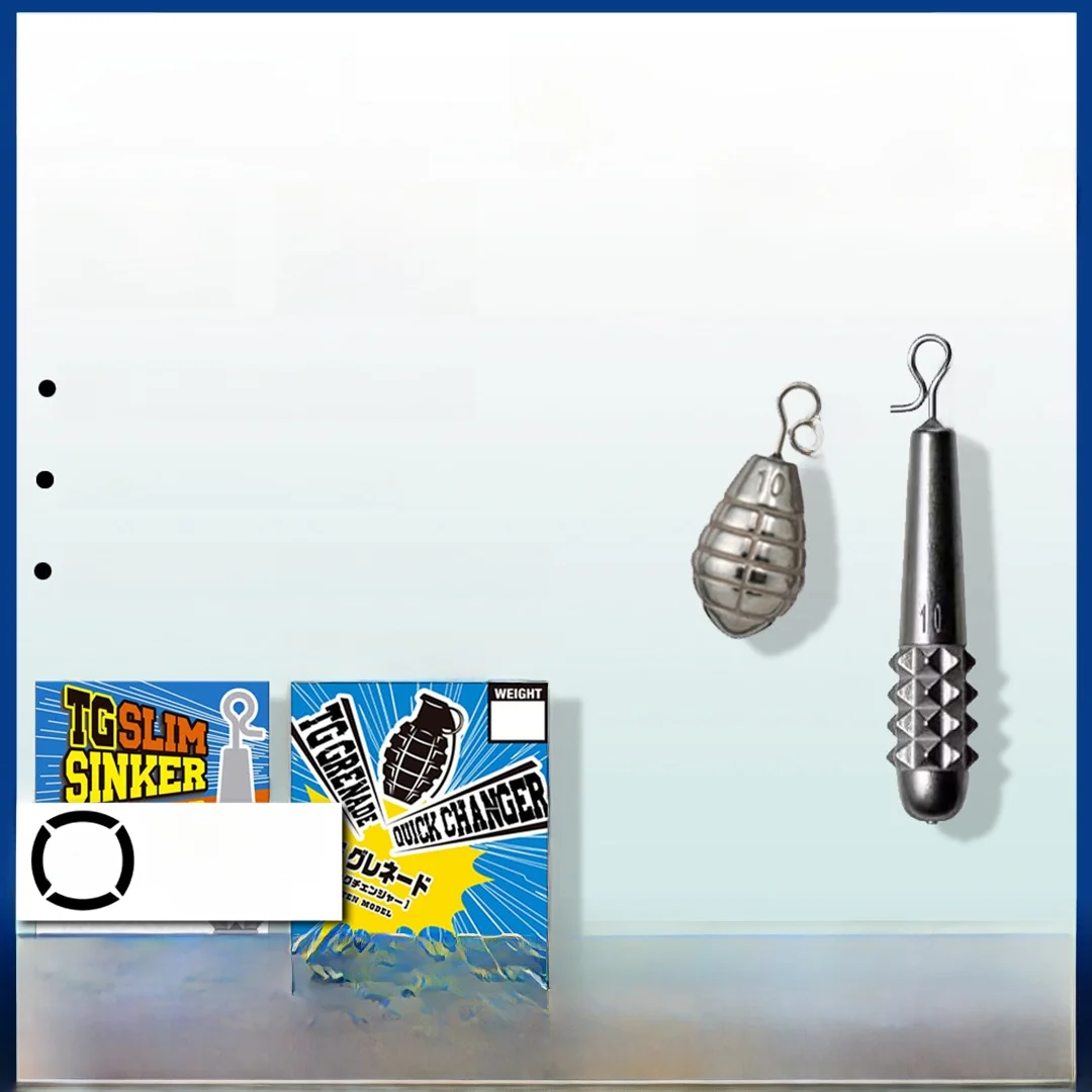 Varivas Chumbadas de Aço de Tungstênio de Engate Rápido, tipo Granada, tipo Urso-do-mar, tipo Dado, para Pesca em Água Doce e Mar