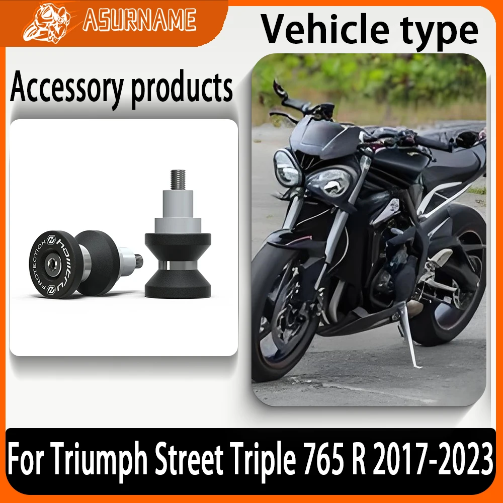 

Motorcycle Paddock Stand Bobbins For Triumph Street Triple 765 S R RS Moto2 Street Triple 675 R RX 2013-2023 Street Triple 660 S
