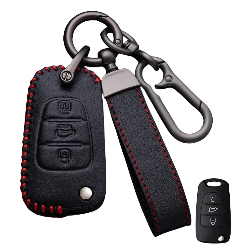 

For Hyundai i20 i30 ix20 ix25 ix35 Elantra Accent For KIA Sportage Rio 3 Soul Optima Ceed Pro K5 K2 Pride New Car Key Case Cover