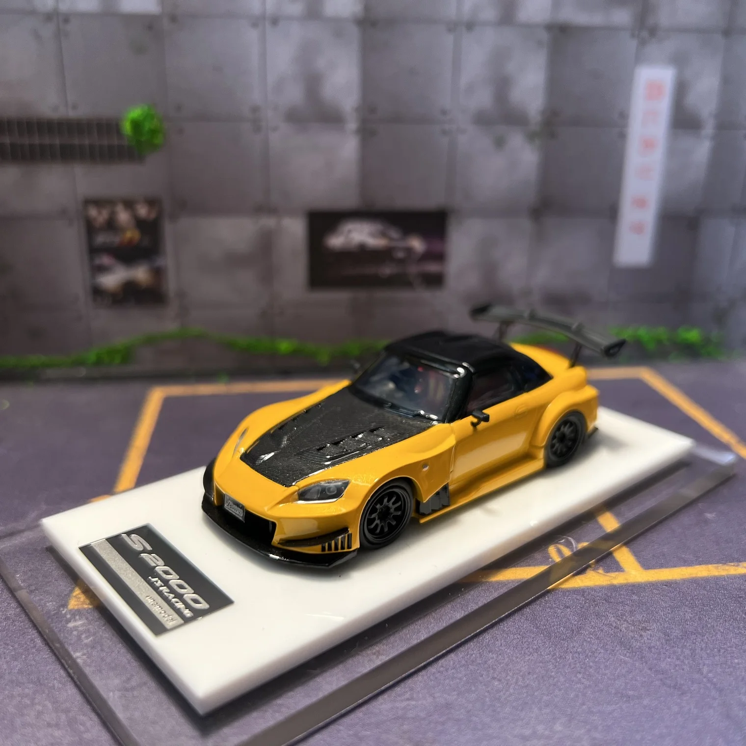 

ОДИН МОДЕЛЬ 1:64 S2000 Racing Carl Смола Литая под давлением модель автомобиля