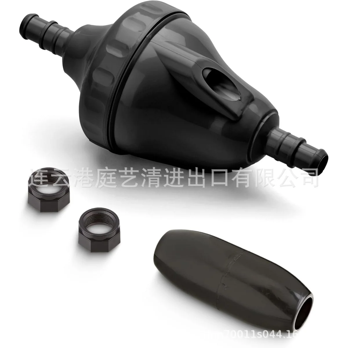 For Polaris G62 Pool Cleaner Reverse Valve With 2 D16 Hose Nuts Black ABS Replacement Part