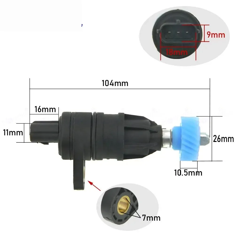0K2A1-17400 0K2A 117400 Sensor Velocidad l Odómetro Apto Para KIA Rio Spectra 1,5 1,6 1,8 SU6195 0K2A 117400 0K 201665408