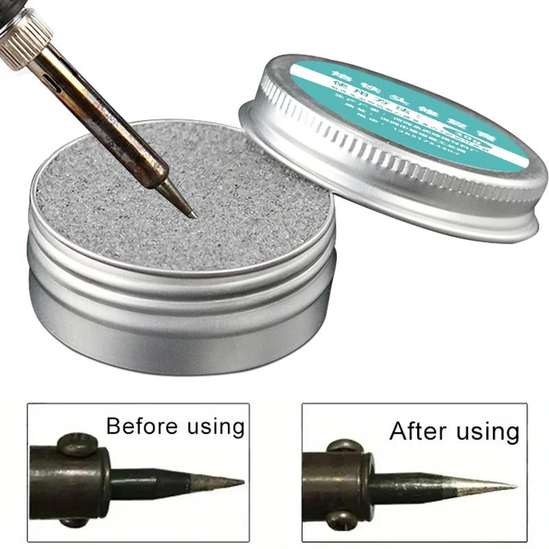 Soldering Iron Tip Refresher Non-stick Tin Solder Cream Clean Paste  Oxide Head Resurrection Paste Enhances Welding Efficiency