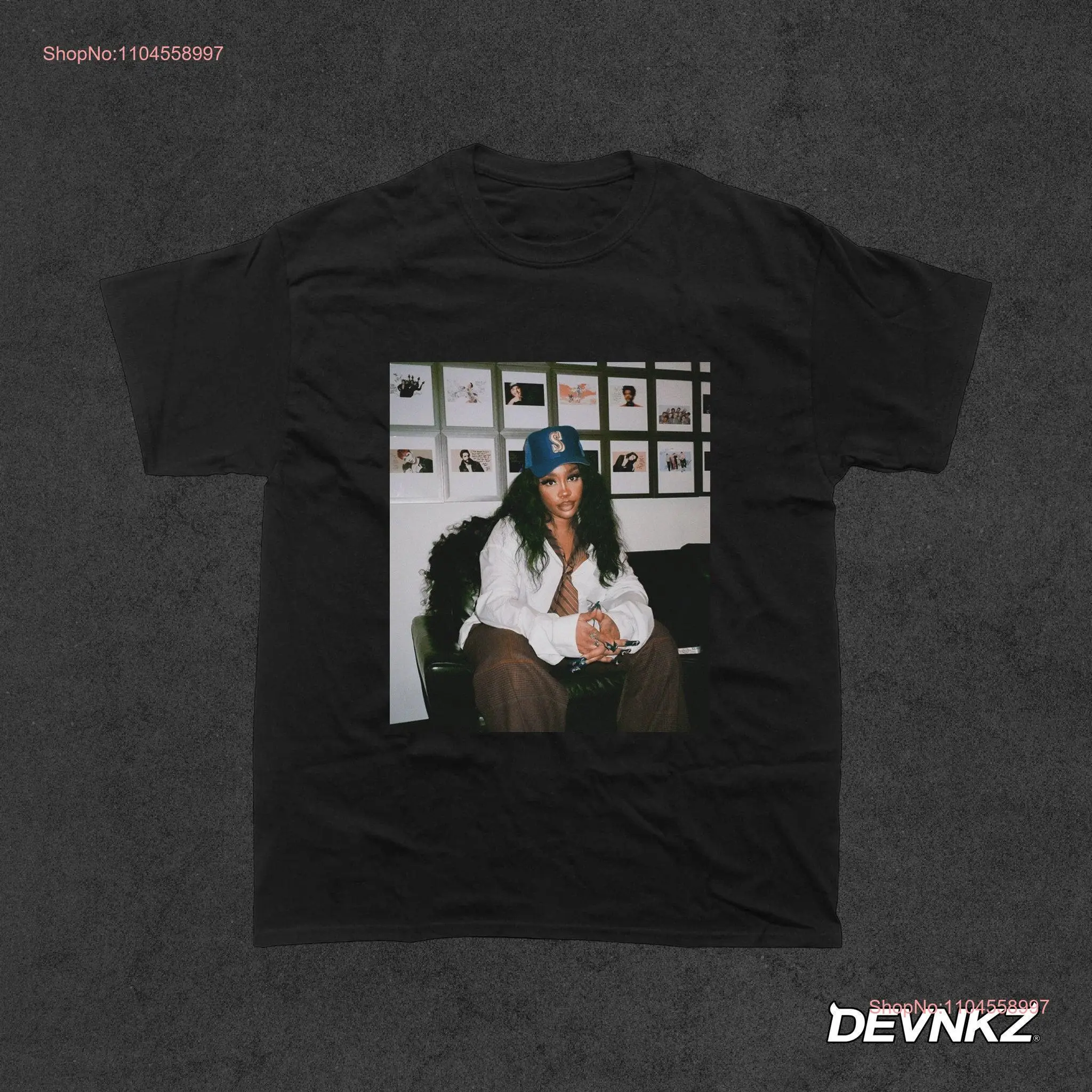 SZA Photoshoot T Shirt Merch s for Her long or short sleeves