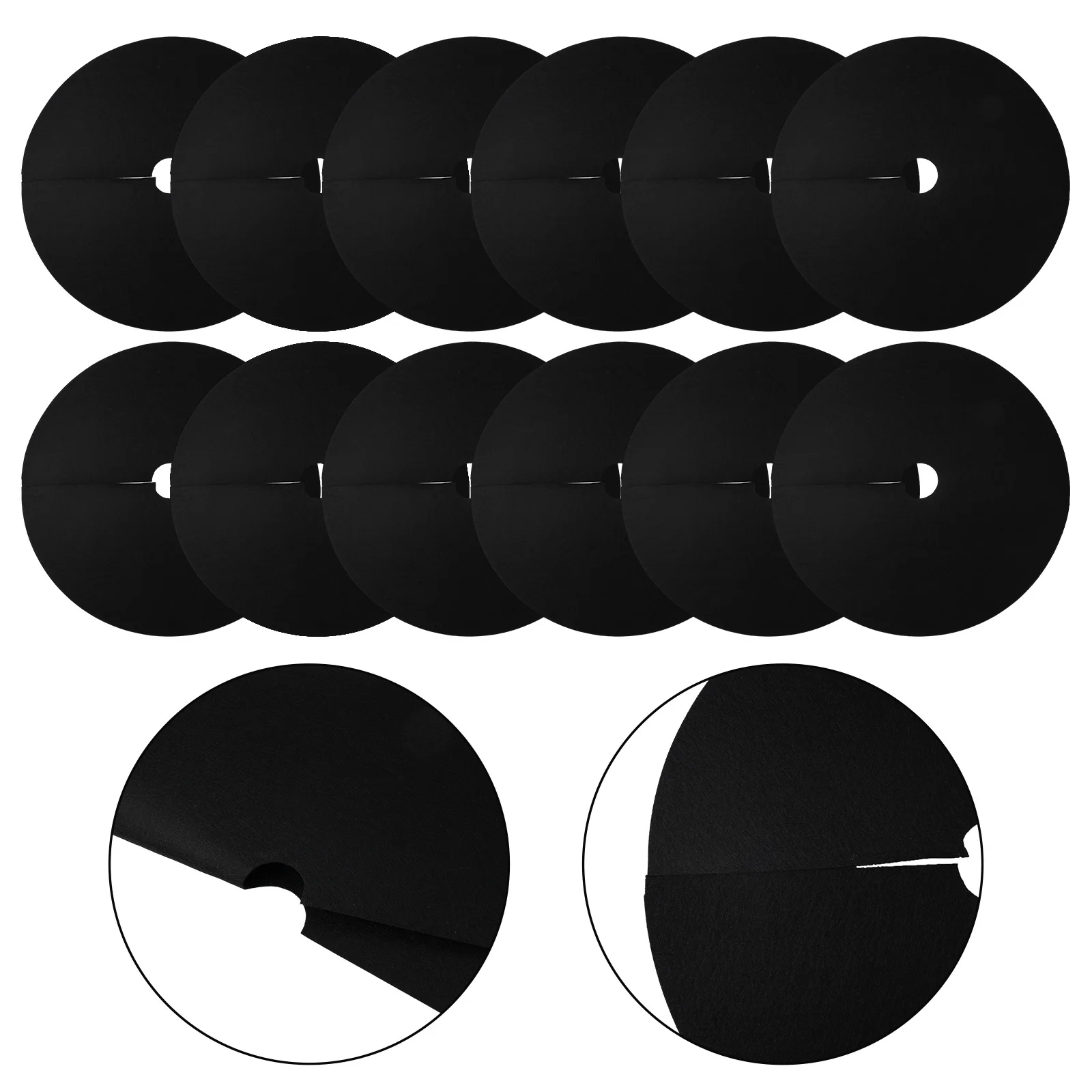 

Маты для защиты от сорняков, мульчирующие маты для деревьев, 12 шт., садовые принадлежности для улицы