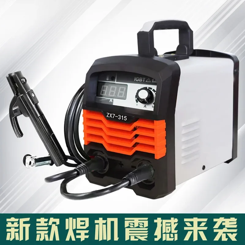 Household Mini MMA Arc Welder ZX7‑315, 220V Portable DC Inverter Welding Machine for Light‑Duty Metal Processing