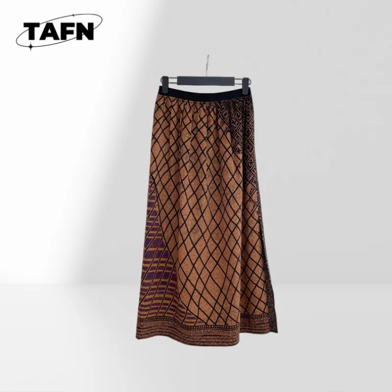 軽量 A ラインスカート女性用ソリッドカラーハイウエストミディソフトサマーミディスカート女性用高快適 A ラインデザインAH1634