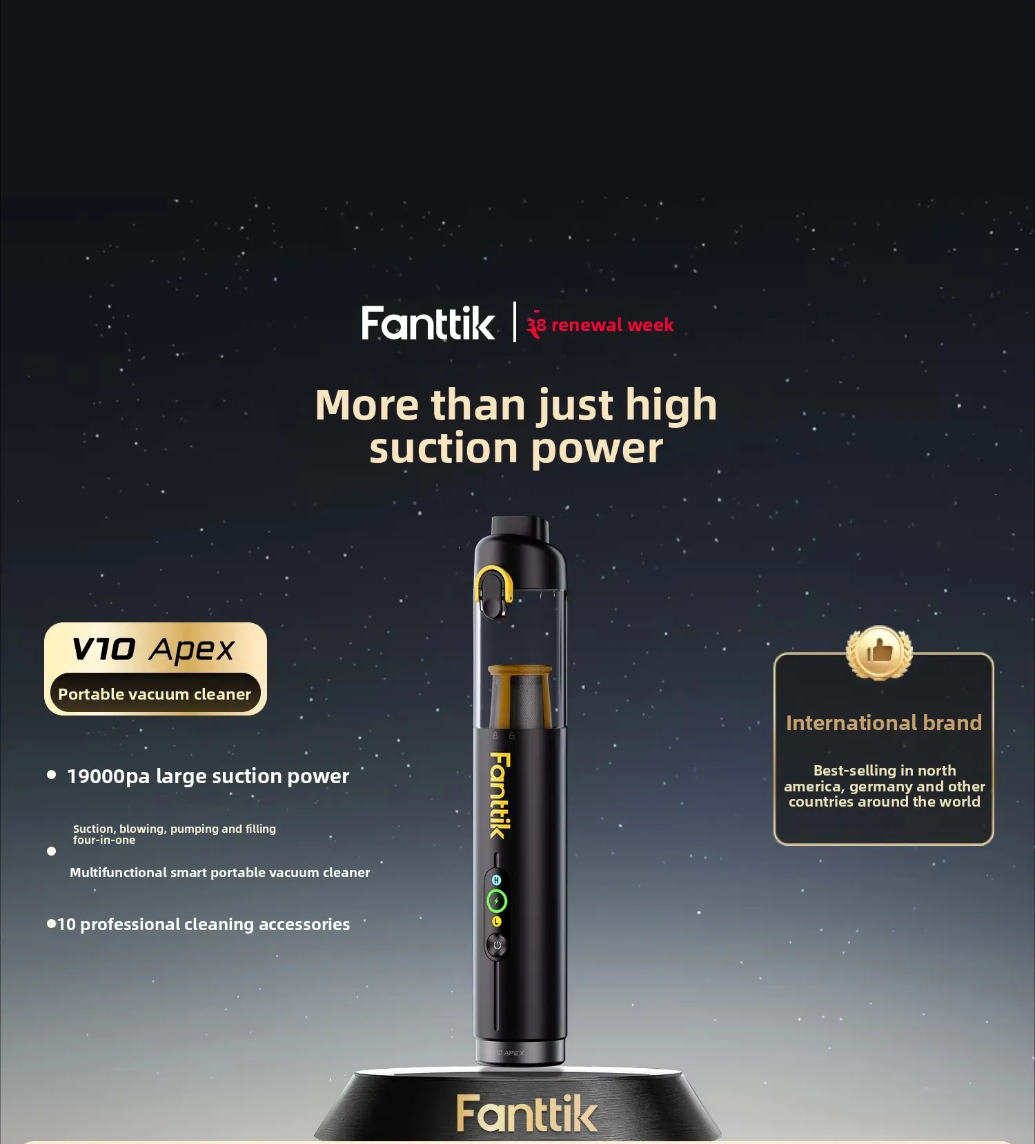 Car vacuum cleaner 2026 new super strong suction small wireless car handheld