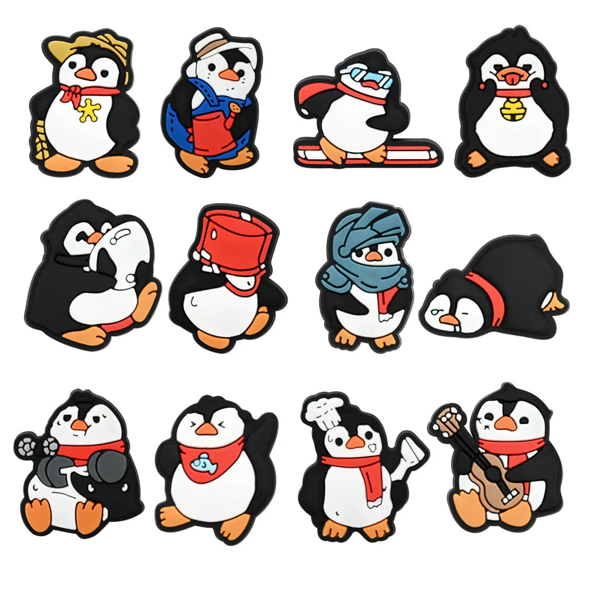 Лидер-продаж-1-шт-забавные-подвески-для-обуви-с-пингвином-из-ПВХ-булавка-для-крокодилов-аксессуары-украшения-для-обуви-джинсы-для-детей-и-взрослых-подарки-для-рождественской-вечеринки