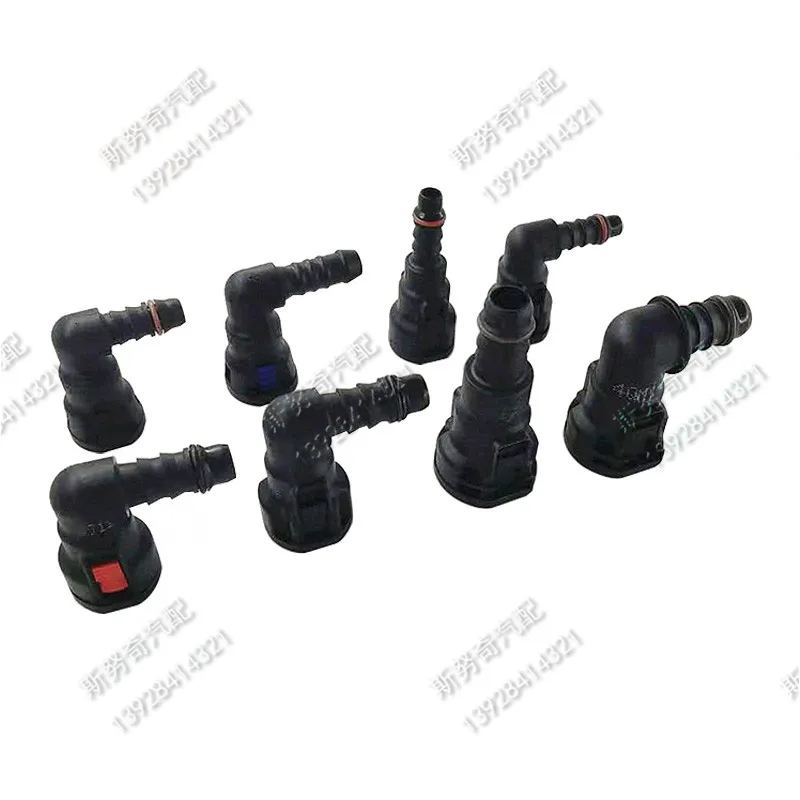 7.89mm 9.49 ID6 ID8 Fuel line quick connector female connector SAE 5/16 3/8 Fuel pipe joint 90 degree 50pcs a lot