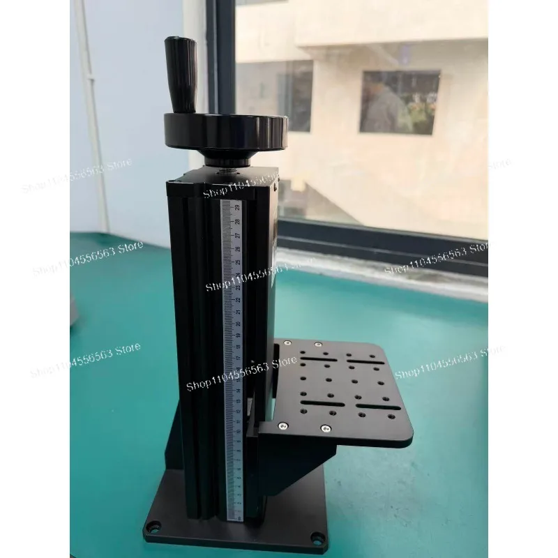 Professional High Precision Optical Z-axis Hand-cranked Lifting Table Large Stroke T-shaped Screw Column Camera Lab Workbench