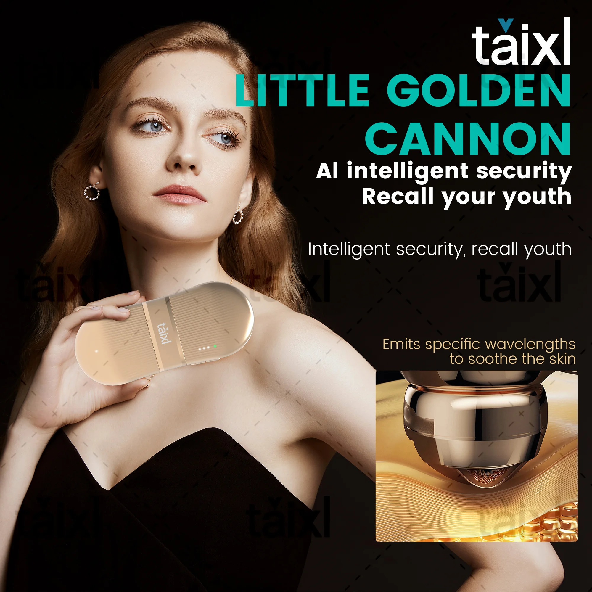 2025 tǎix handheld beauty device for skin tightening, lifting and wrinkle reduction