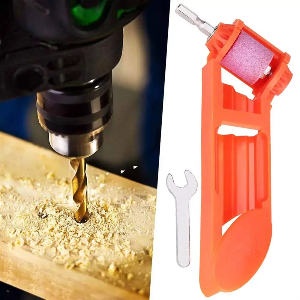 JUSTINLAU mola per trapano affilatrice per punte utensili manuali punta per trapano per unghie s Set affilatrice per accessori per trapano a gradini
