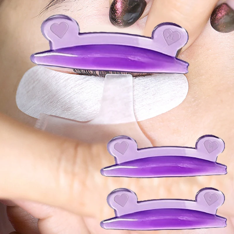 4Pcs Lash Lift Silicone Pads Bear Shape Eyelash Perm 3D Curler Eye Patches Applicator Tools Eyelashes Extension Accessories