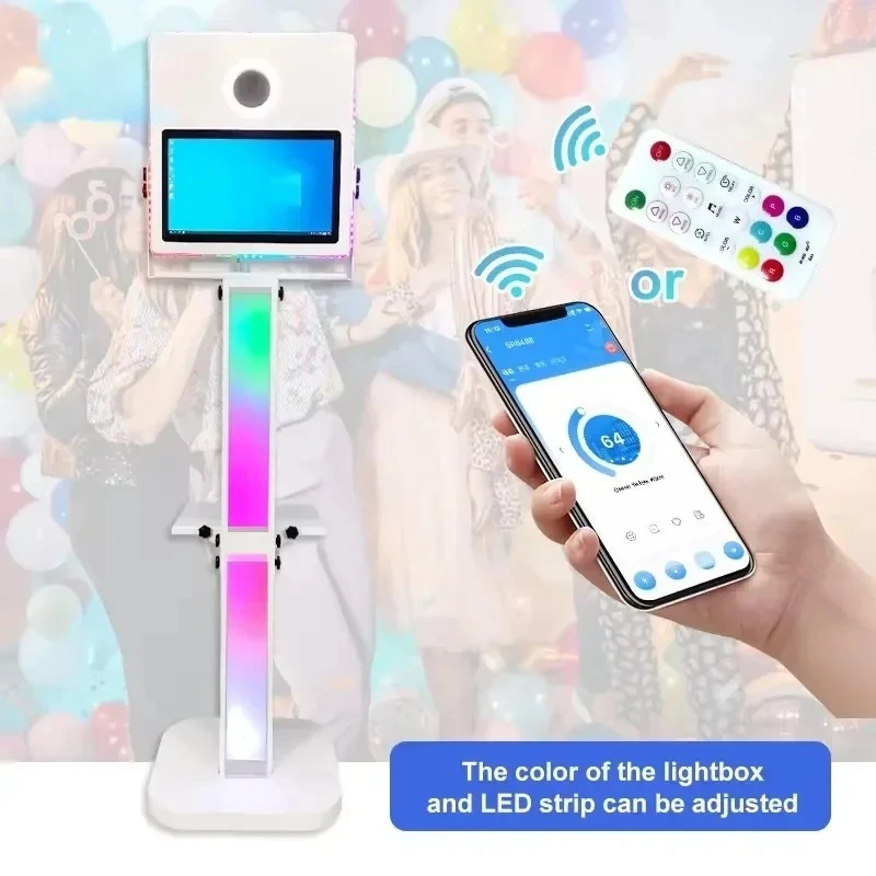 

2024 New 15.6-Inch Selfie Photo Booth Shell Machine Poto Touch Screen Digital Wedding DSLR Photo Booth Portable