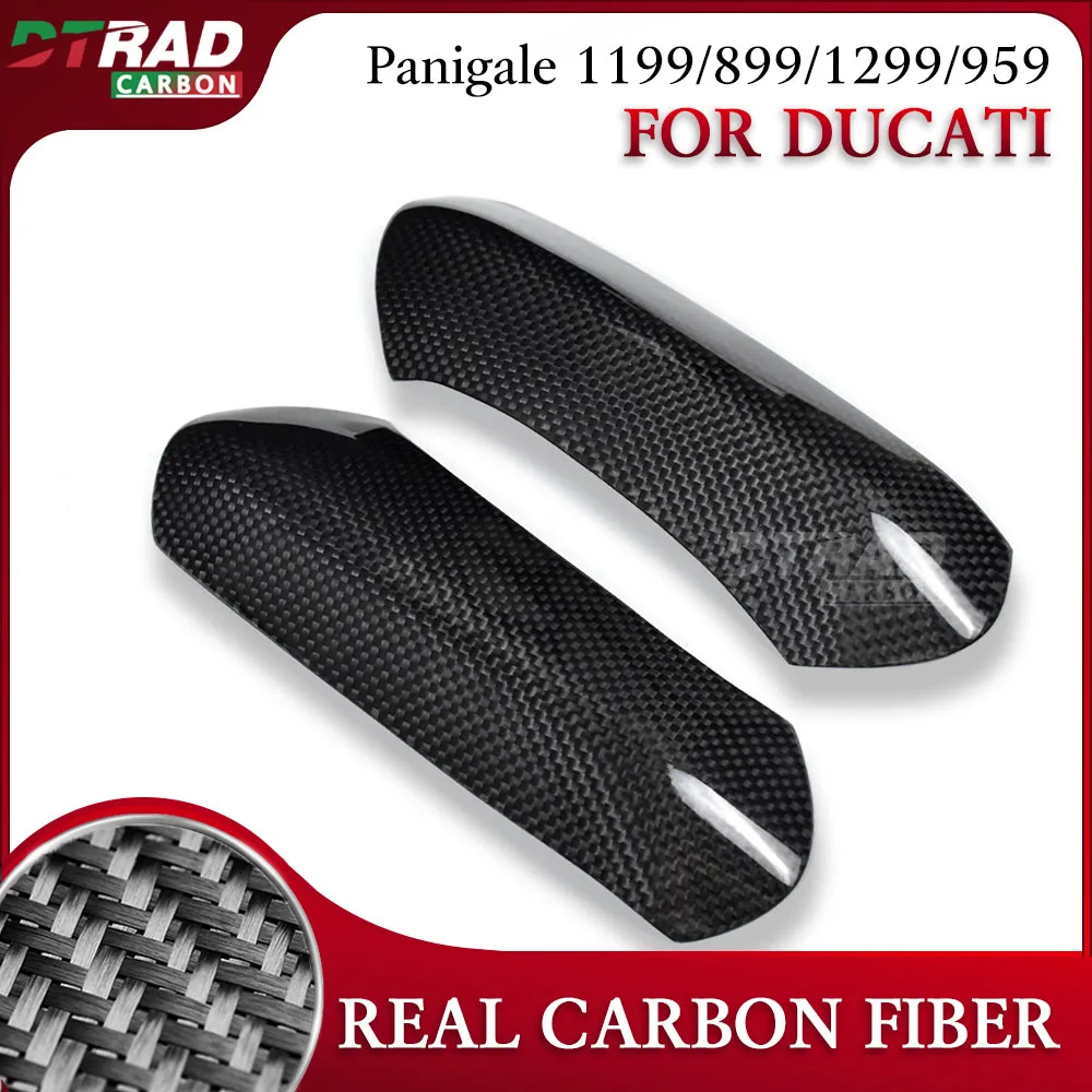 For DUCATI Panigale 1199 899 1299 959 Carbon Fiber Fuel tank decorative plate Accessories Motorcycle Tank Panels Fairing Kit