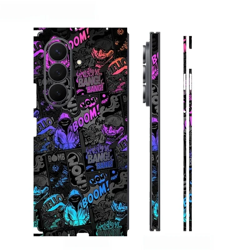 Skin Sticker for Samsung Z FOLD8 Ultra 8 7 6 5 4 3 Vinyl Decal Cover Wrap Anti-Scratch Phone Back Protective Film