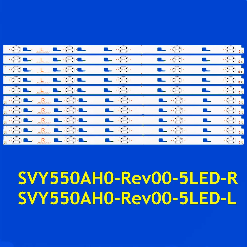 

LED Strip for KD-55X700D KD-55X8005C KD-55X8000C KD-55X7066D KD-55X7000D KD-55XD7005 SYV5544 LSY550FN01 SVY550AH0-Rev00-5LED-R L