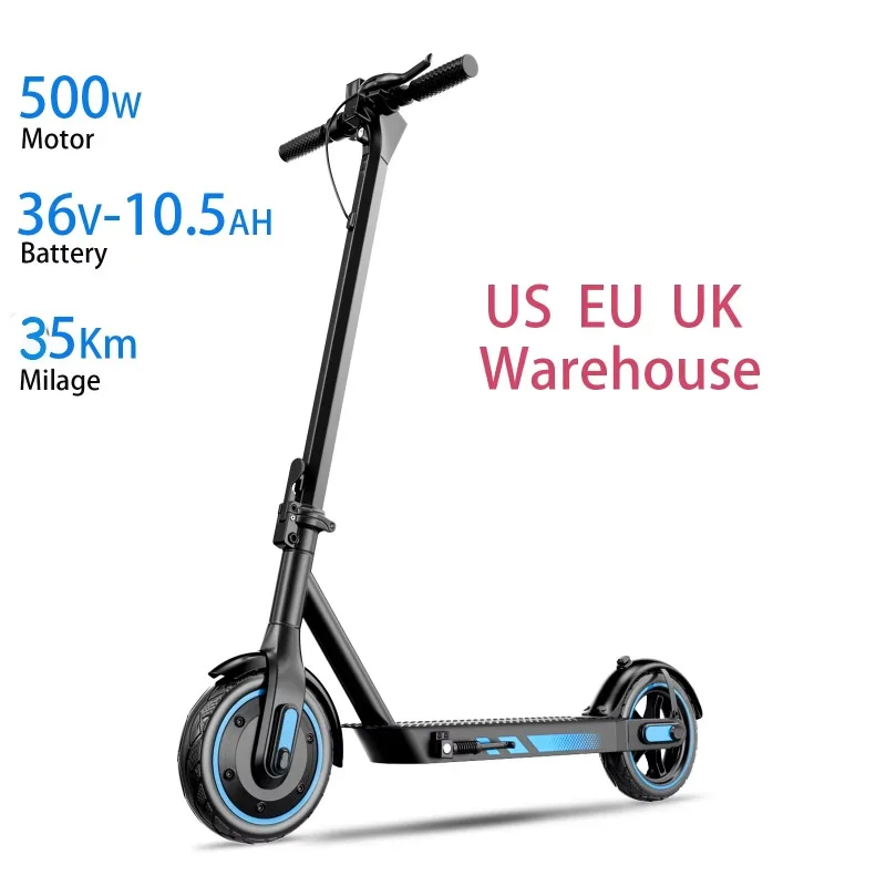 Electric Scooter 36V 10.5ah 500W Smart 2 Wheels Durable Freestyle Suitable for Adults Remote Fast Folding Easy to Carry