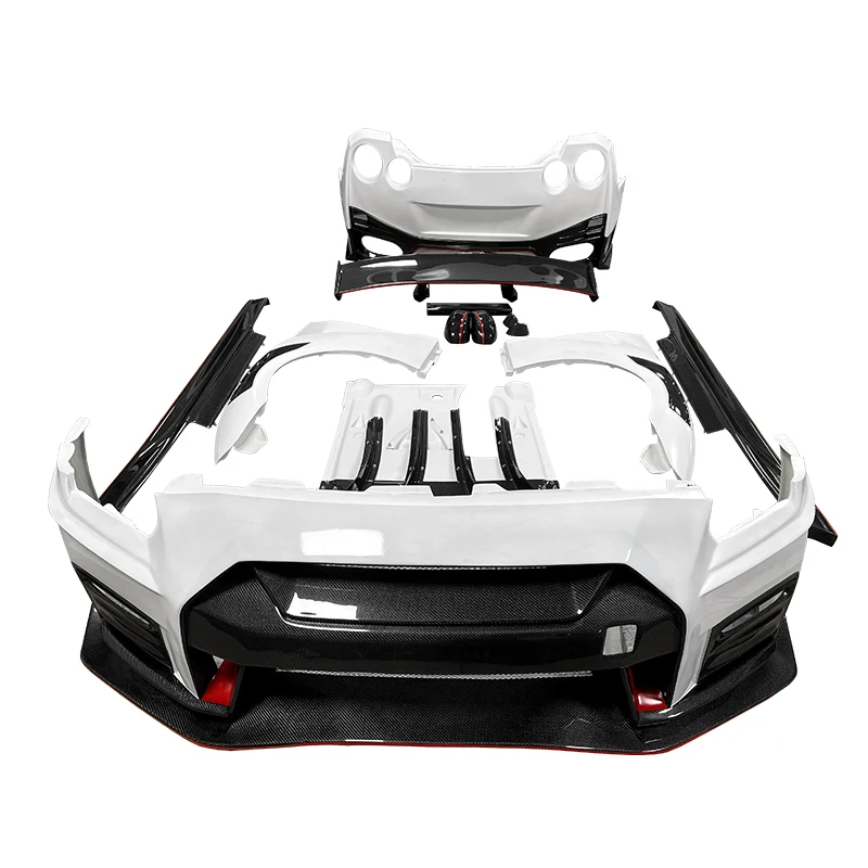 Carbon Fiber Mixed Fiberglass  Body Kit for  2008-2018