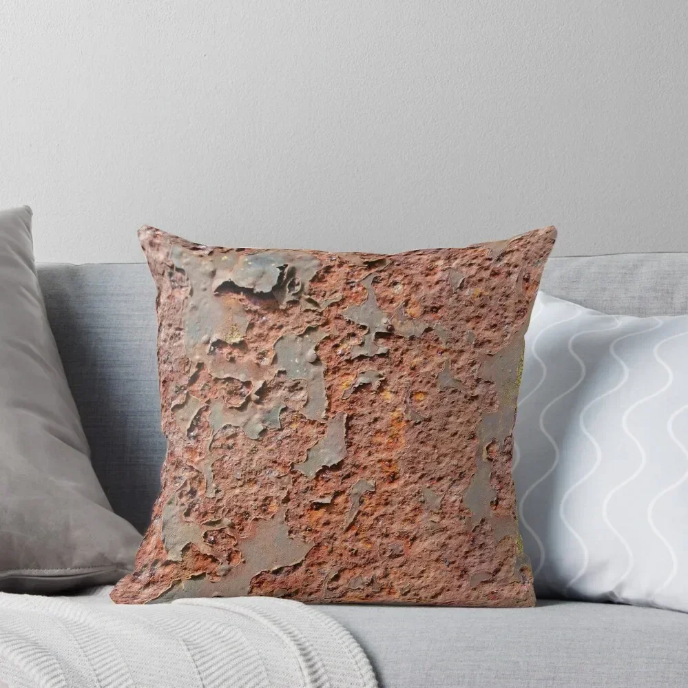 

Rust on Metal Throw Pillow Christmas Pillows christmas pillowcases Cushions For Sofa Sofa Cushions Cover pillow