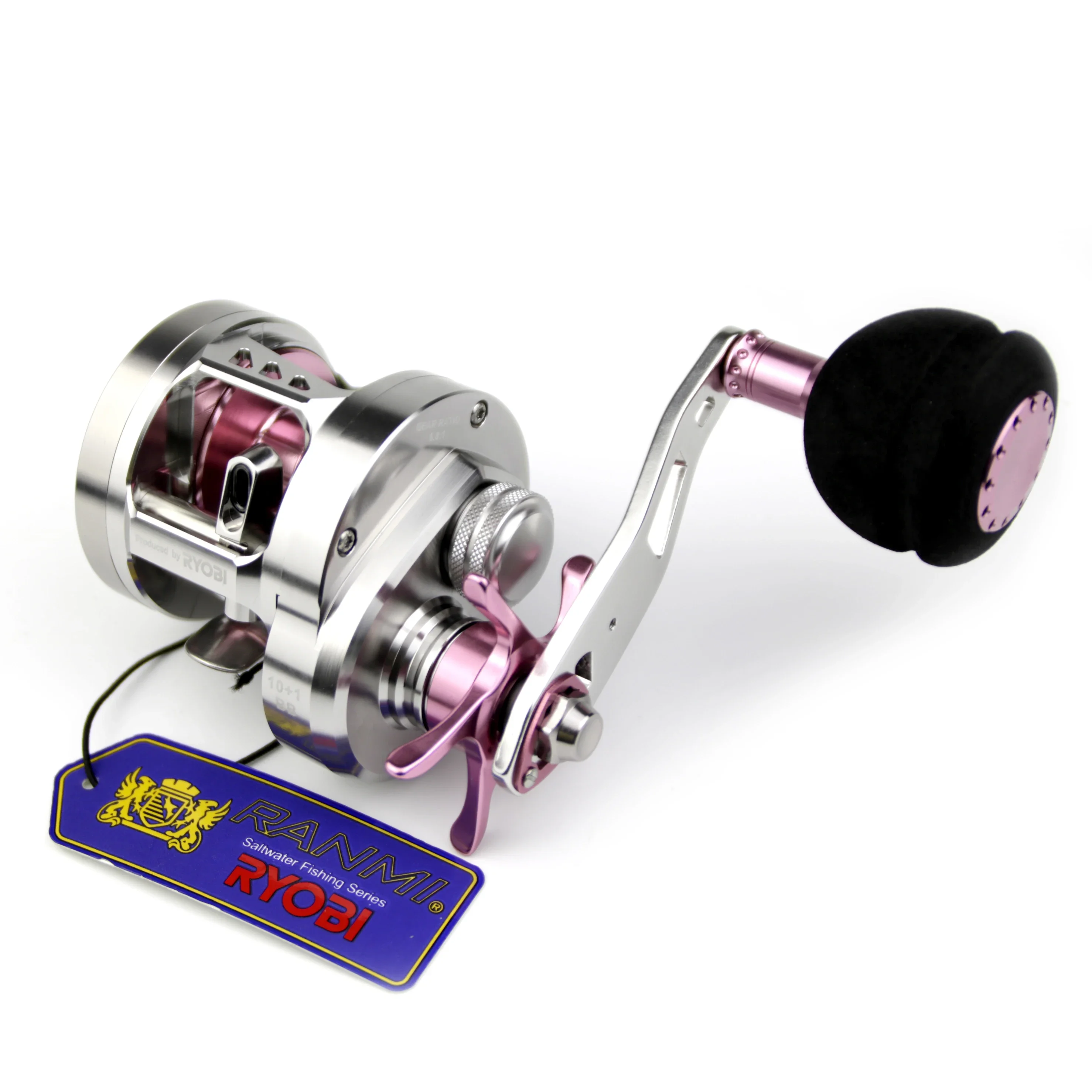 

Bering Slow Jigging Reel Fishing Reels Drag 12kgs 10+1BB Gear Ratio 6.8:1 Full Metal Boat Saltwater Reel For Big Game