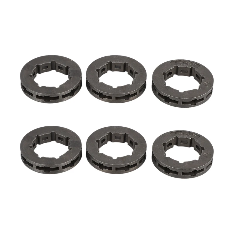 6Pcs Tool Parts Metal Chainsaw Spare Part Chain Saw Sprocket Rim Power Mate 325-7 For Chainsaw Replacement