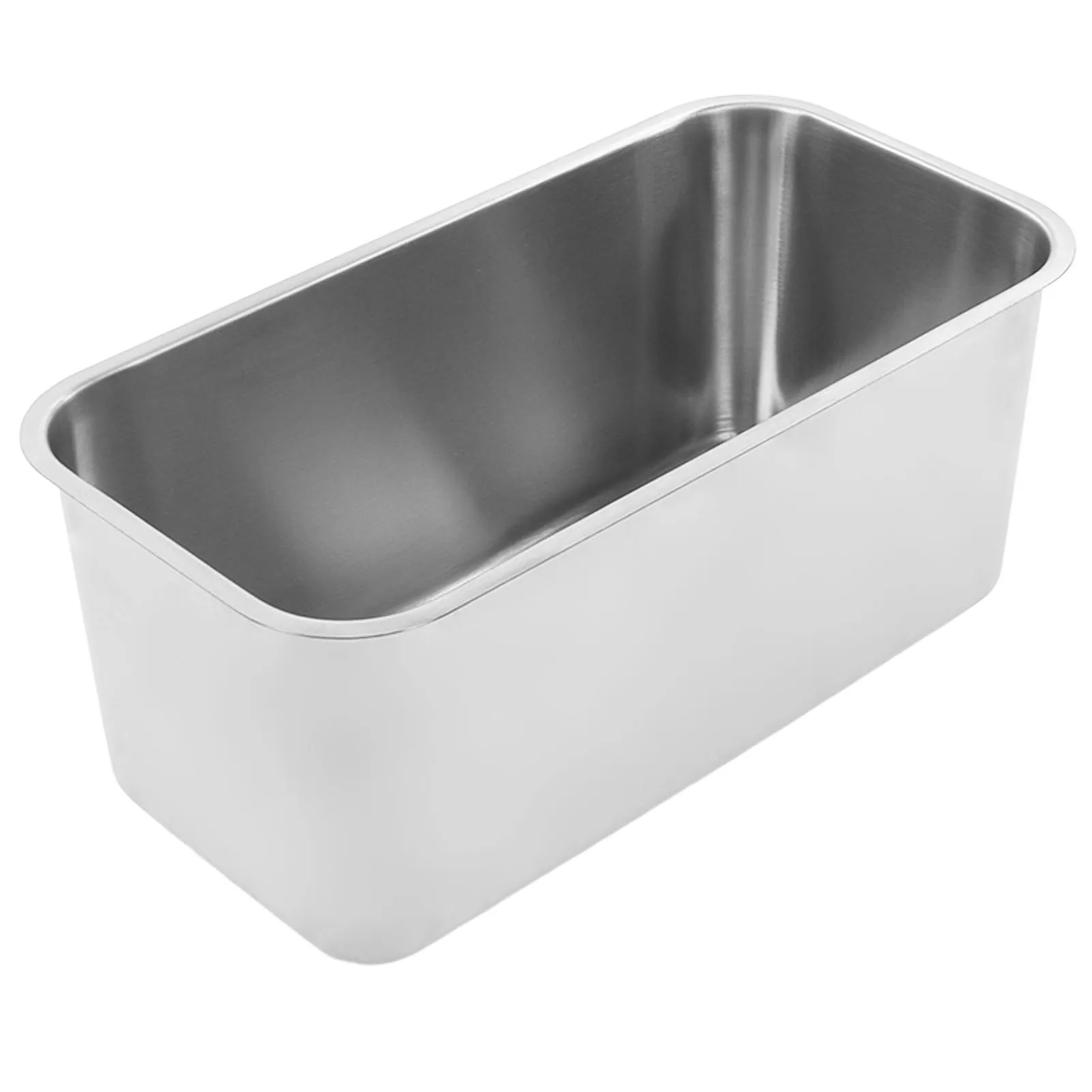 

RV Square Sink 390x190x185mm -304 Stainless Steel, Large Capacity& Flush Mounted Camper Sink with 90mm Drain, Fit for Van, Yacht