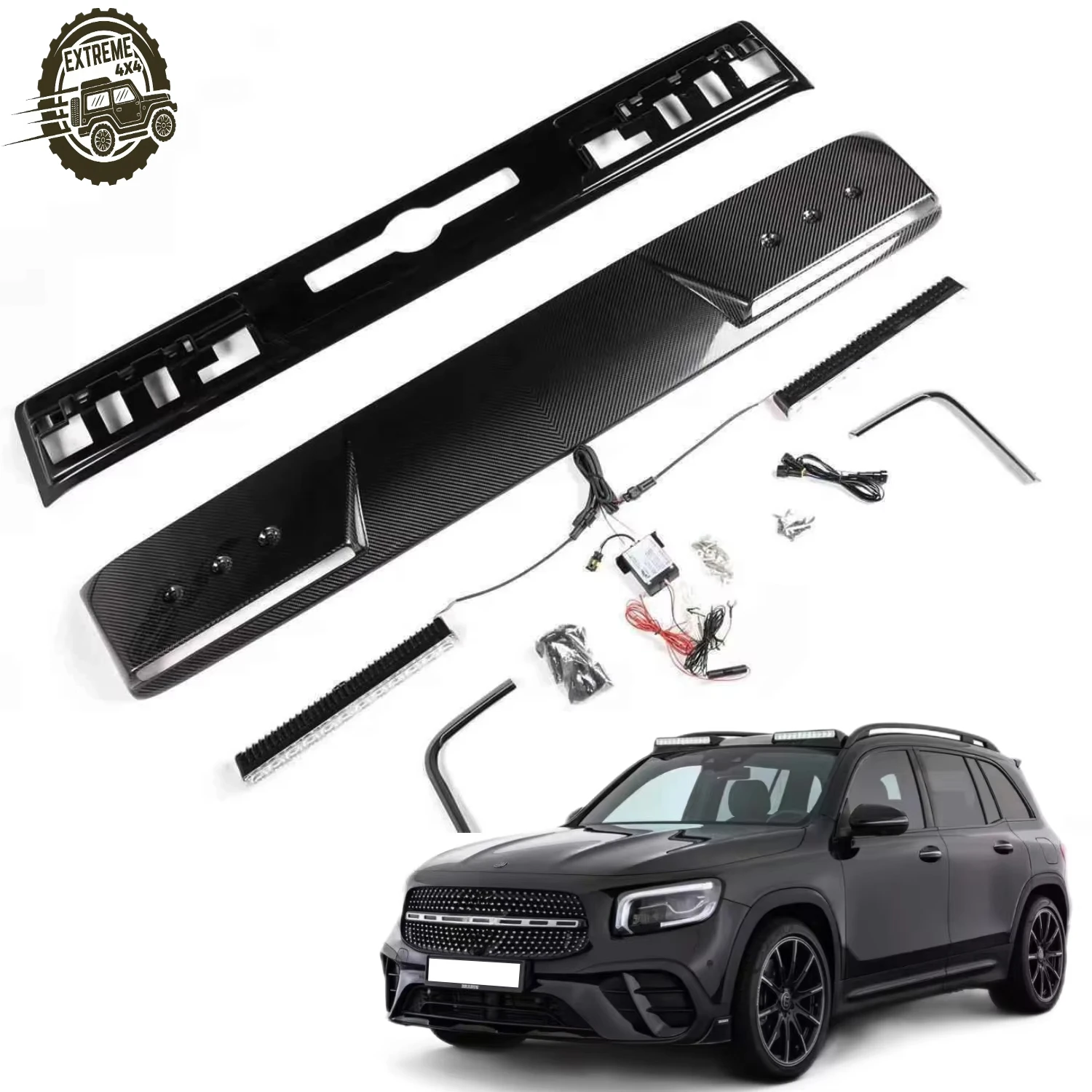 Wholesale-New Benz G Class W464 Dome Light Carbon Fiber Roof LED Light 6000k Automotive Exterior Parts Front Dome Light