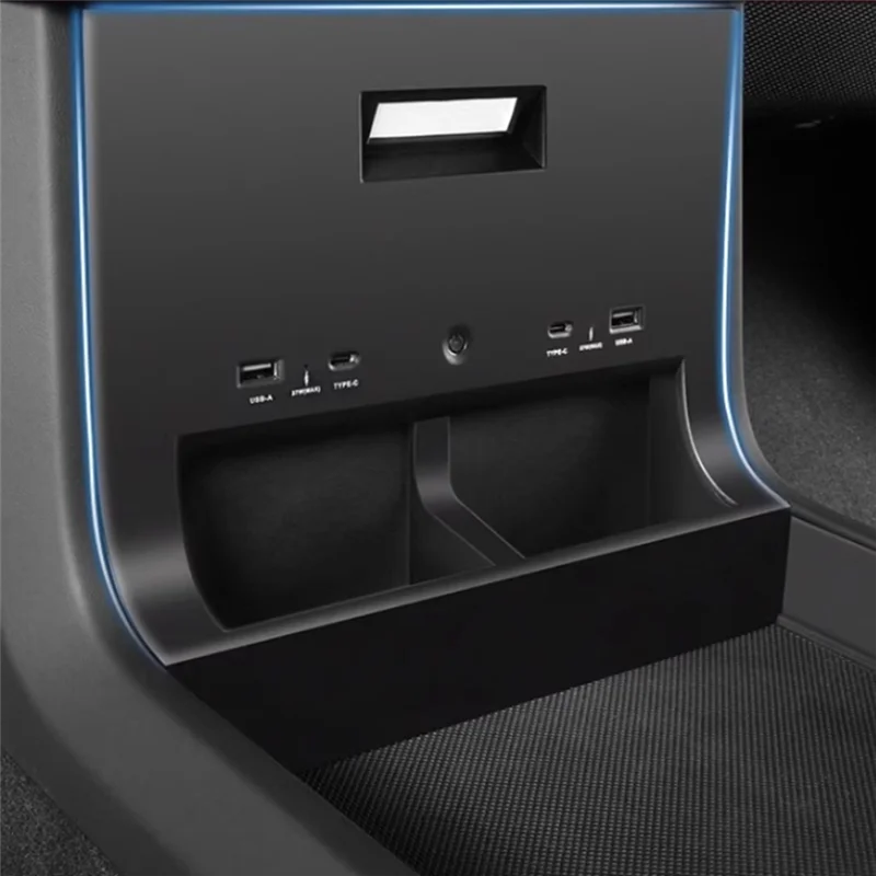 Car Quick Charging Case Central Control Storage USB Mobile Phone Charger Spare Parts For Li Lixiang L8 L9 2022 2023-AU47