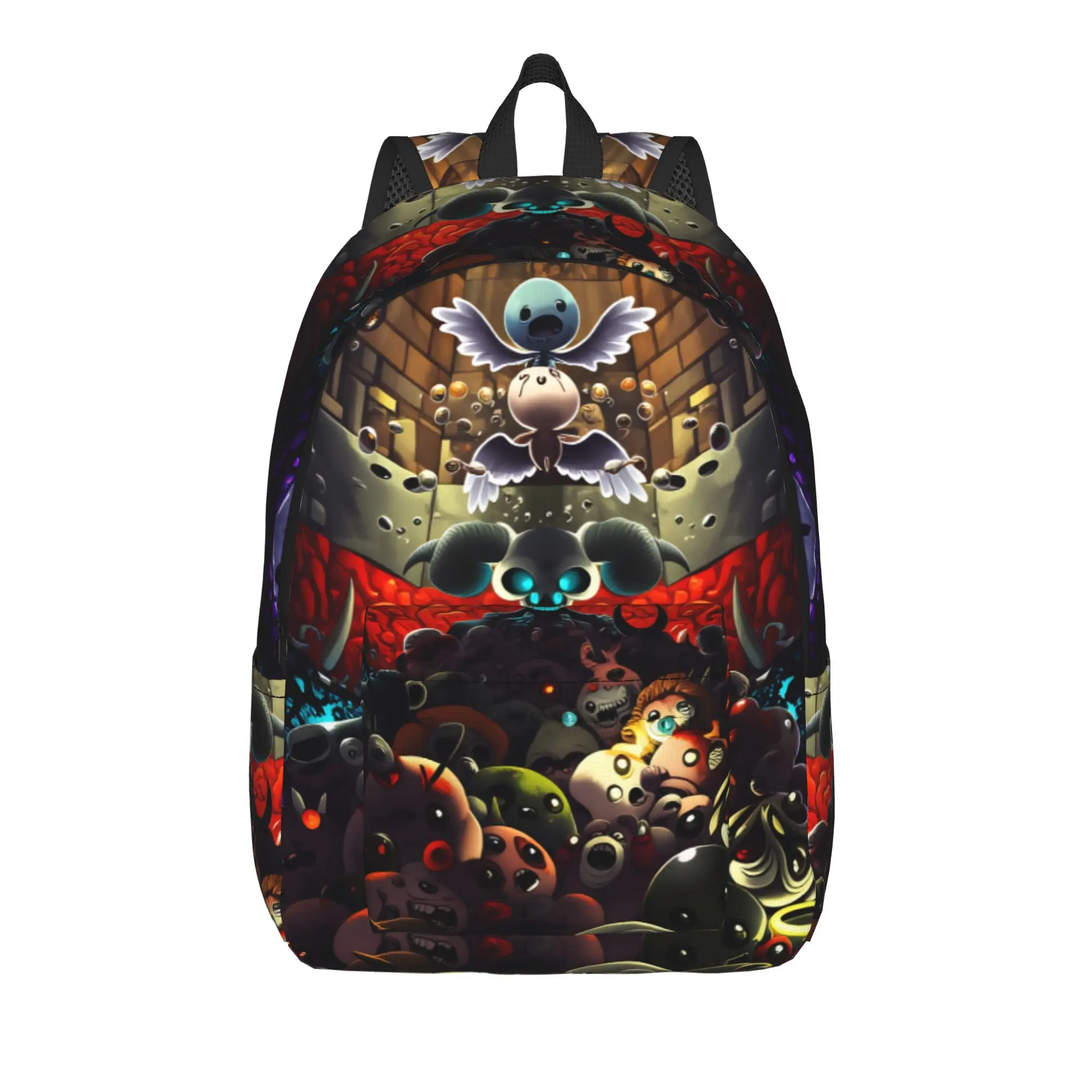 The Binding of Issac Backpack Student Unisex Hot Game Breathable Backpacks Polyester Aesthetic School Bags Daily Rucksack