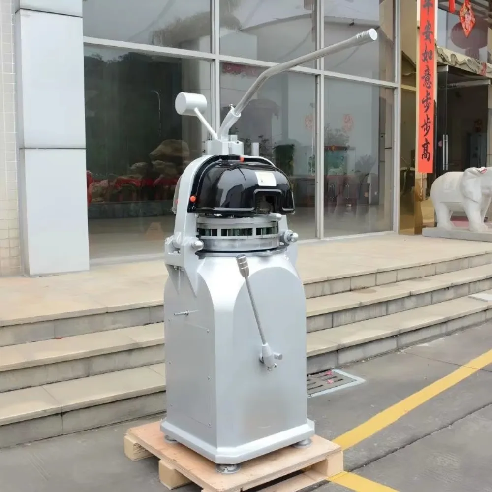 Dough Divider Rounder Automatic Machine Chrome Plated Base 4 Interchangeable Cutter Heads for Commercial Bakery Equipment
