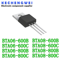10pcs BTA16-800B BTA16-800 BTA04-800B BTA06-800B BTA10-800B BTA12-800B BTA24-800B BTA20-600B BTA12-600C BTA16-600C BTA225-800B