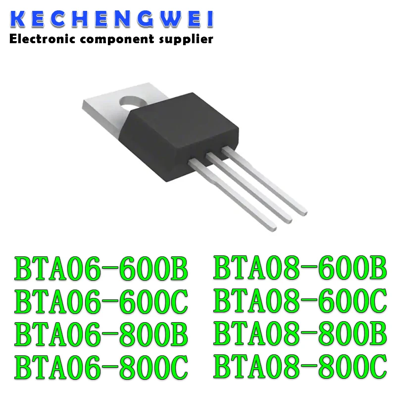 10PCS/lot BTA06-600B TO-220 BTA06-600C BTA06-800B BTA06-800C BTA08-600B BTA08-600C BTA08-800B BTA08-800C BTA06 BTA08 new