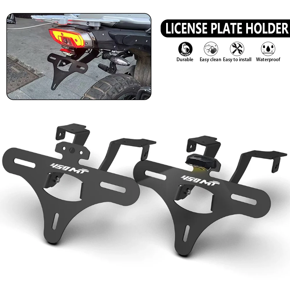 

Motorcycle License Plate Holder Bracket Rear Tail Tidy Fender Eliminator Kit For CFMOTO CF MOTO CFMT450 2024 2025 450MT MT 450