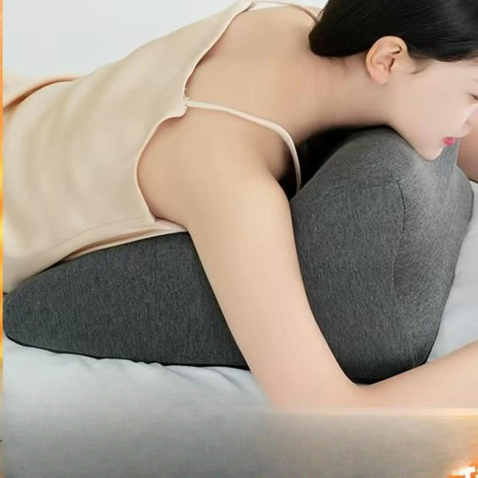 Face Down Pillow Sleeping Wedge Pillow for Indoor Sofa Working Relaxing