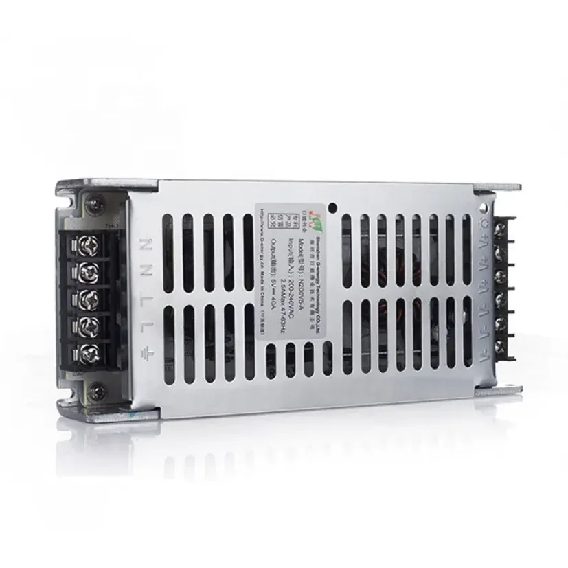 G-Energy N200V5-A 5V 200W 5V LED Switching Power Supply Ultra Thin Ultra 5V 40A 200W for LED Display Light LED Video Wall