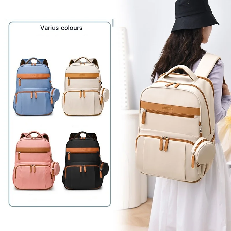 Portable folding baby crib mom's bag multi-functional large-capacity mother-and-baby bag portable maternity backpack