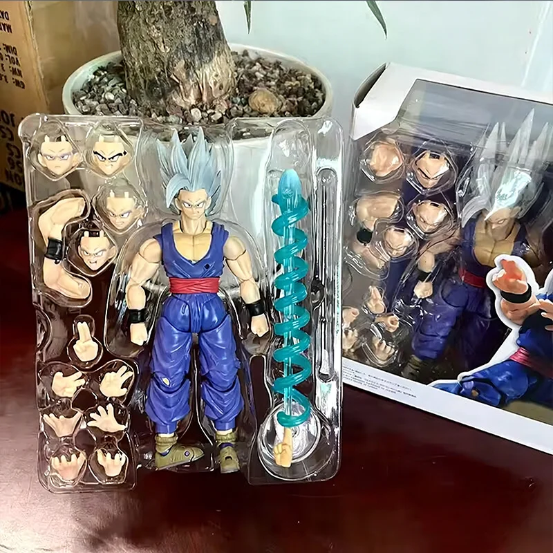 

Shf Dragon Ball Son Gohan Beast Action Figure PVC Movable Collection Doll Anime Super Saiyan Gohan Figurine Model Toys Gift 17cm