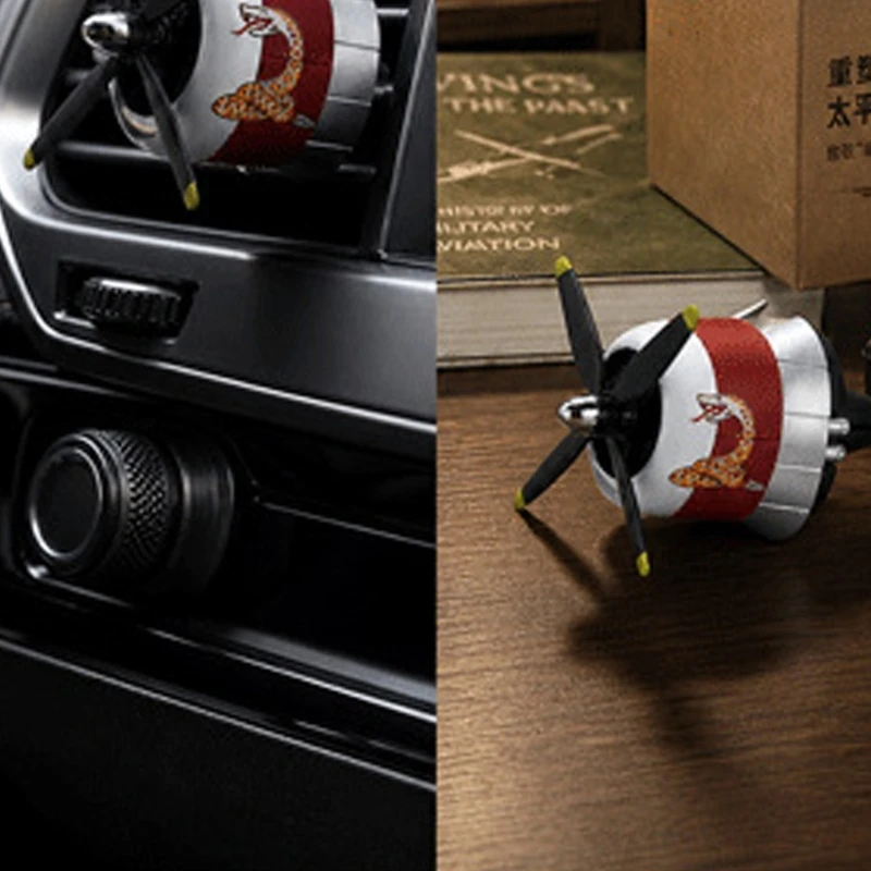 Small Car Air Outlet Scent Accent with Aircraft Look Air Freshener for Desk Use 