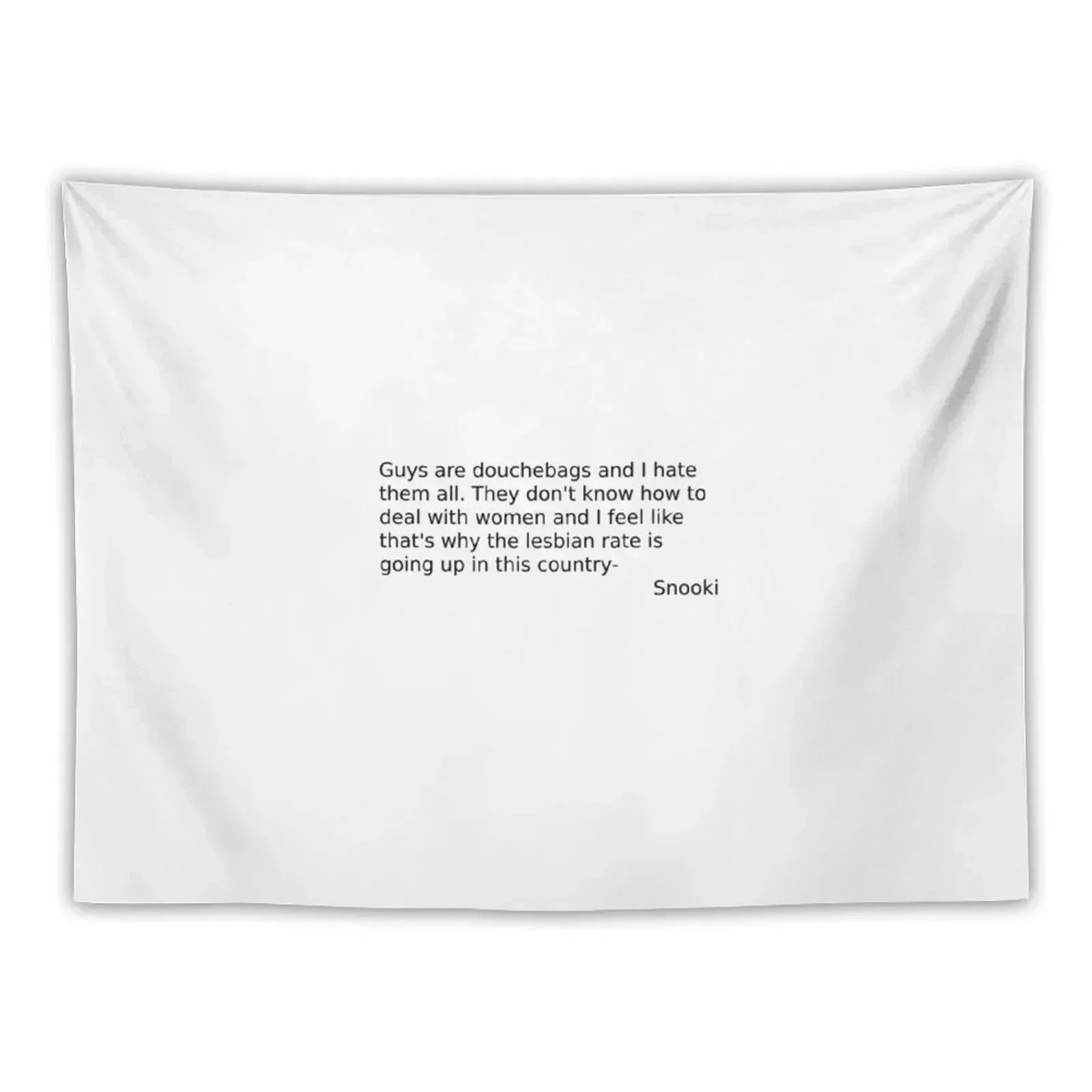 Snooki quote Tapestry Aesthetic Room Decor Korean Decoration Home Wallpaper Bedroom Tapestry