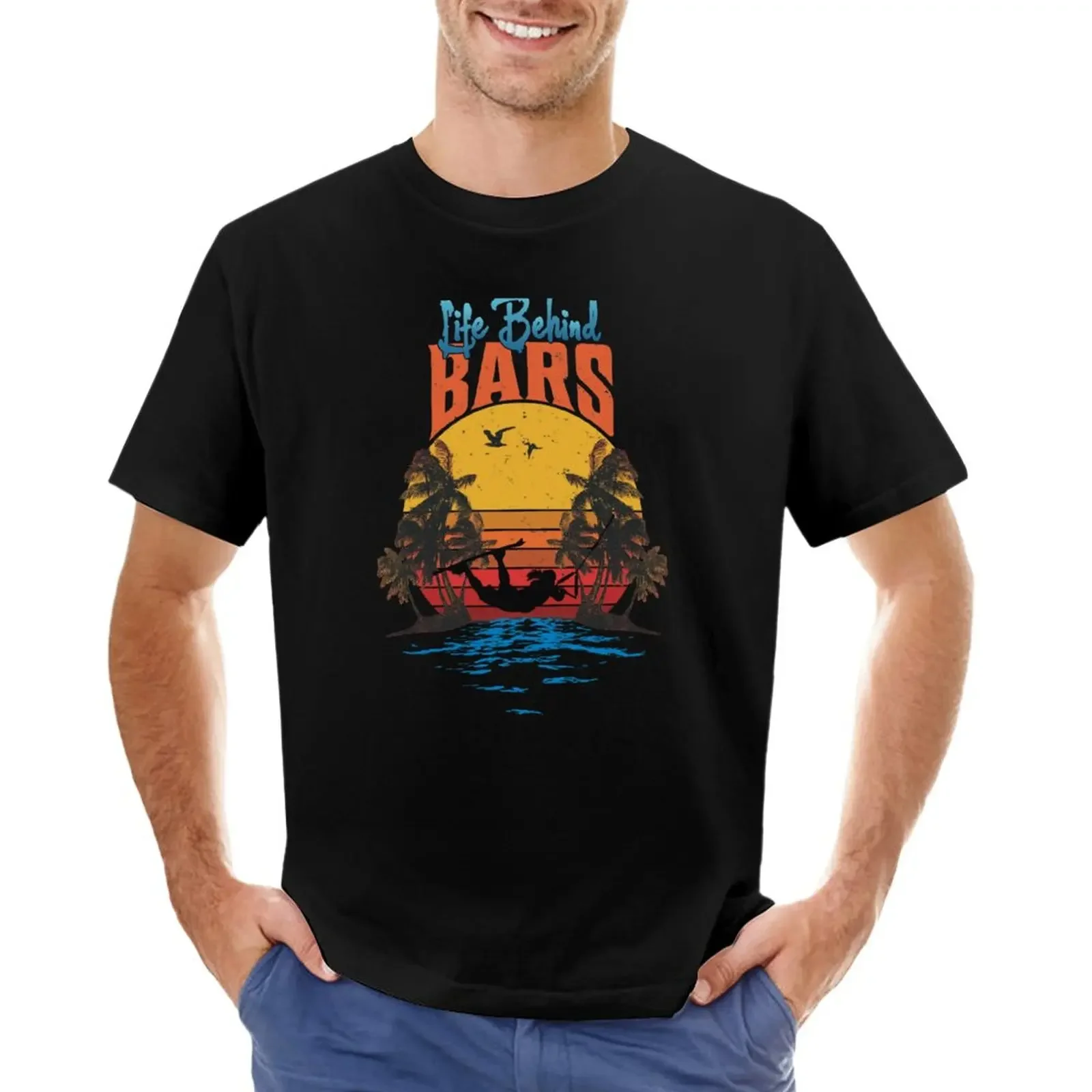 Kiteboarding Apparel & Kitesurfing Accessories Gifts T-Shirt blacks tops vintage boys animal print Men's cotton t-shirt