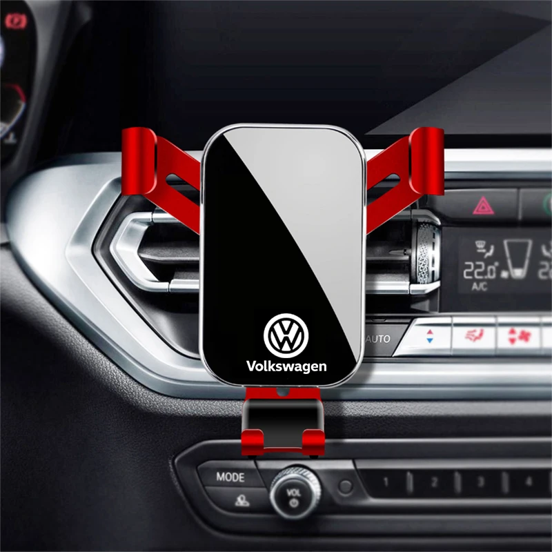 Car GPS Bracket Gravity Type Mobile Phone Holder Accessories For VW GTI Polo Golf Passat Tiguan Arteon Touareg Taigo Caddy Jetta