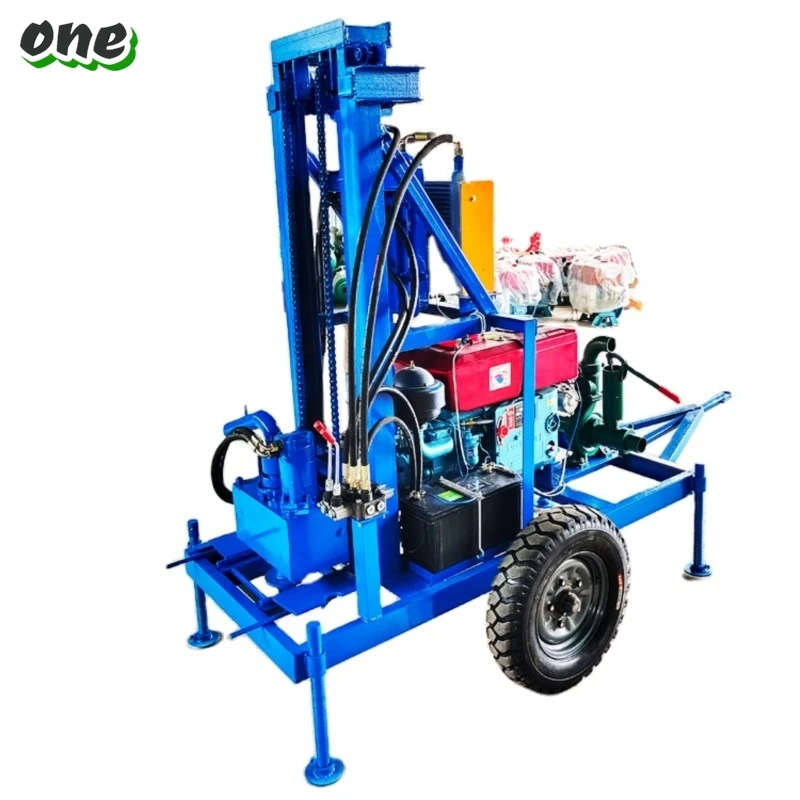 High Quality 22 HP Water Well Drilling Rig Machine Bore Well Drilling Machine Specifications