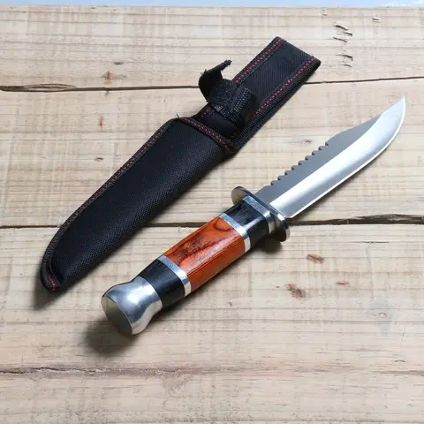 NEW Fixed Blade Knife  with Nylon Sheath  Camping EDC Outdoor Straight  Tactical hunting Knife Fishing tools