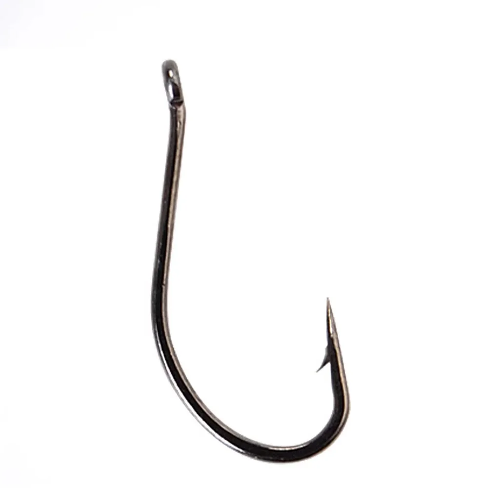 7-10PCS High Carbon Steel Fishing Hook MARUSEIGO 4#-16# Barbed Single Carp Hook With Eye Fishing Accessories